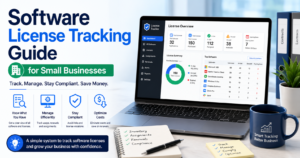 Software license tracking for businesses