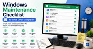 Windows maintenance checklist for offices