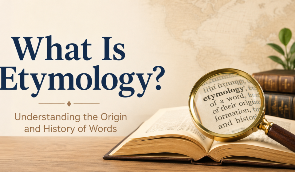 What Is Etymology? Understanding the origin and history of words